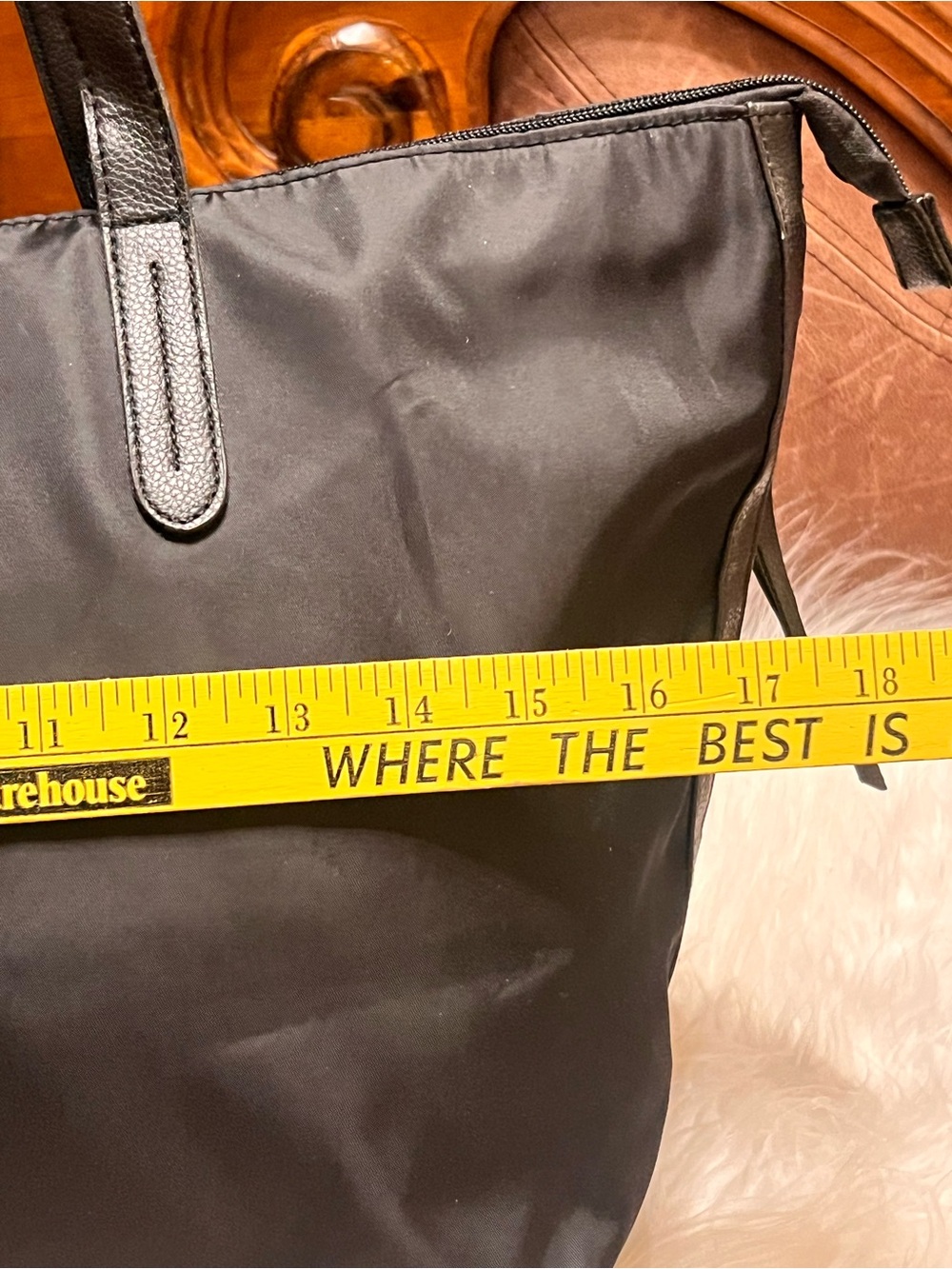 Botkier Black Nylon with Leather Straps tote bag - Picture 9 of 10